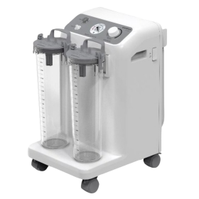 Bomba de succión hospitalaria de 2 frascos 7A-23A