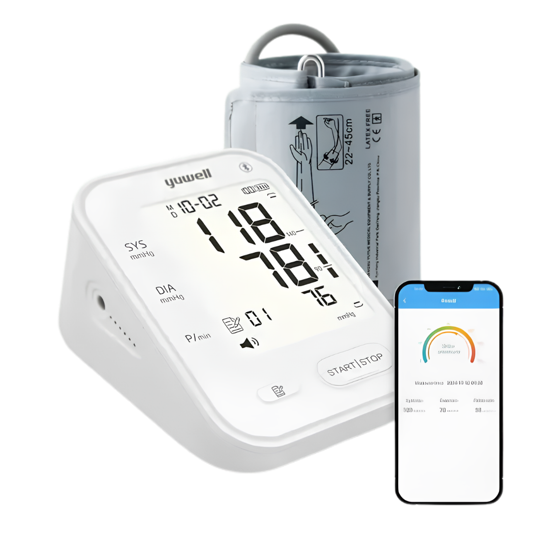 Tensiómetro Digital de Brazo Recargable con Bluetooth Yuwell YE650AR